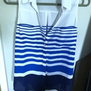 Express Portofino sleeveless blouse